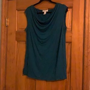 Teal sleeveless top
